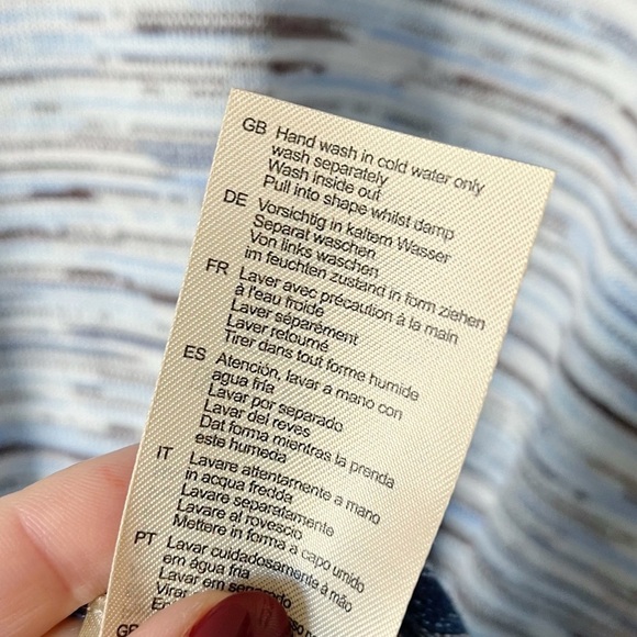 Scotch & Soda Men’s Size XXL Gradient Crew Neck Pullover Sweater Blue Ocean Mist - Picture 15 of 15